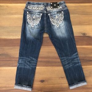 Miss Me Easy Capri JE8005EP Lace and Sequin 27